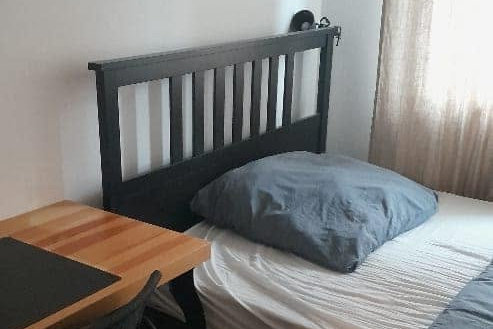 Das Bett, das Sascha erhalten hat